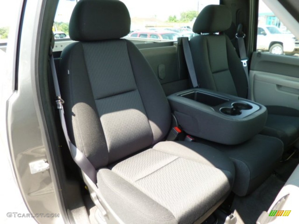 2013 Silverado 1500 Work Truck Regular Cab 4x4 - Graystone Metallic / Dark Titanium photo #12