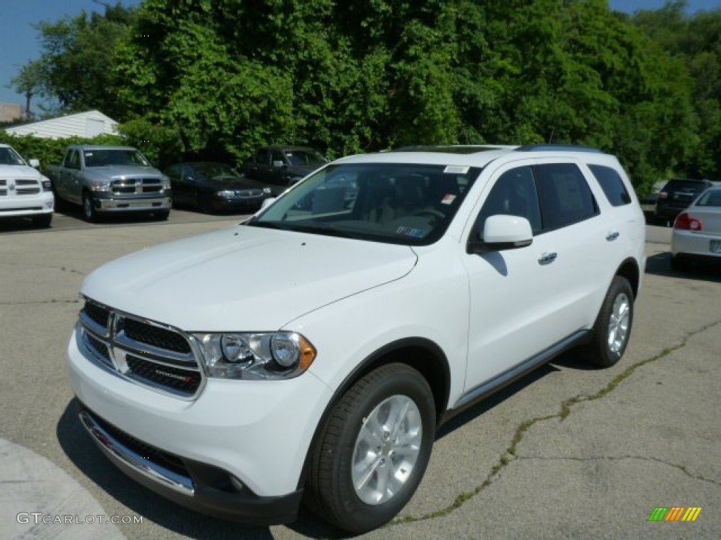 Bright White Dodge Durango