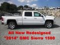 2014 Summit White GMC Sierra 1500 SLE Crew Cab 4x4  photo #1