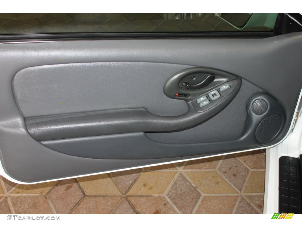 1999 Pontiac Firebird Trans Am Coupe Dark Pewter Door Panel Photo #82604612