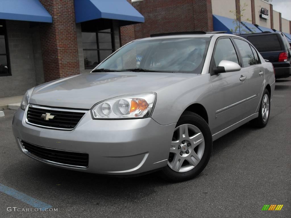 2006 Malibu LT V6 Sedan - Silverstone Metallic / Titanium Gray photo #2