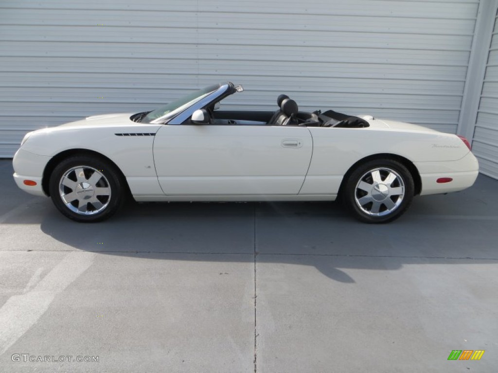 2002 Thunderbird Premium Roadster - Whisper White / Midnight Black photo #6