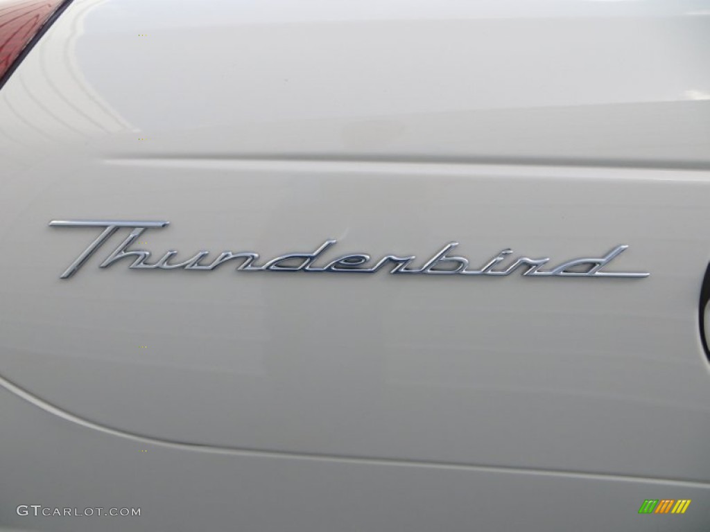 2002 Thunderbird Premium Roadster - Whisper White / Midnight Black photo #15