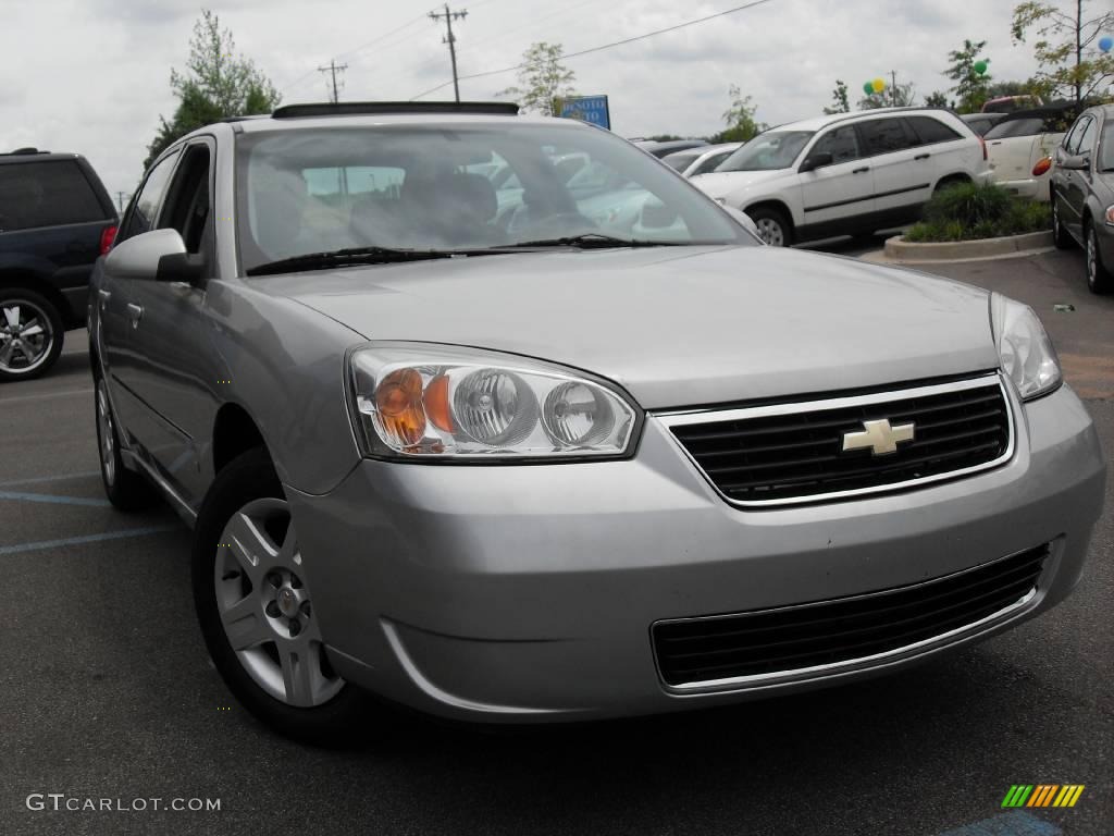 2006 Malibu LT V6 Sedan - Silverstone Metallic / Titanium Gray photo #4