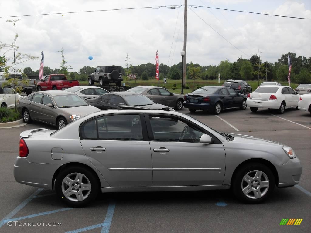 2006 Malibu LT V6 Sedan - Silverstone Metallic / Titanium Gray photo #5