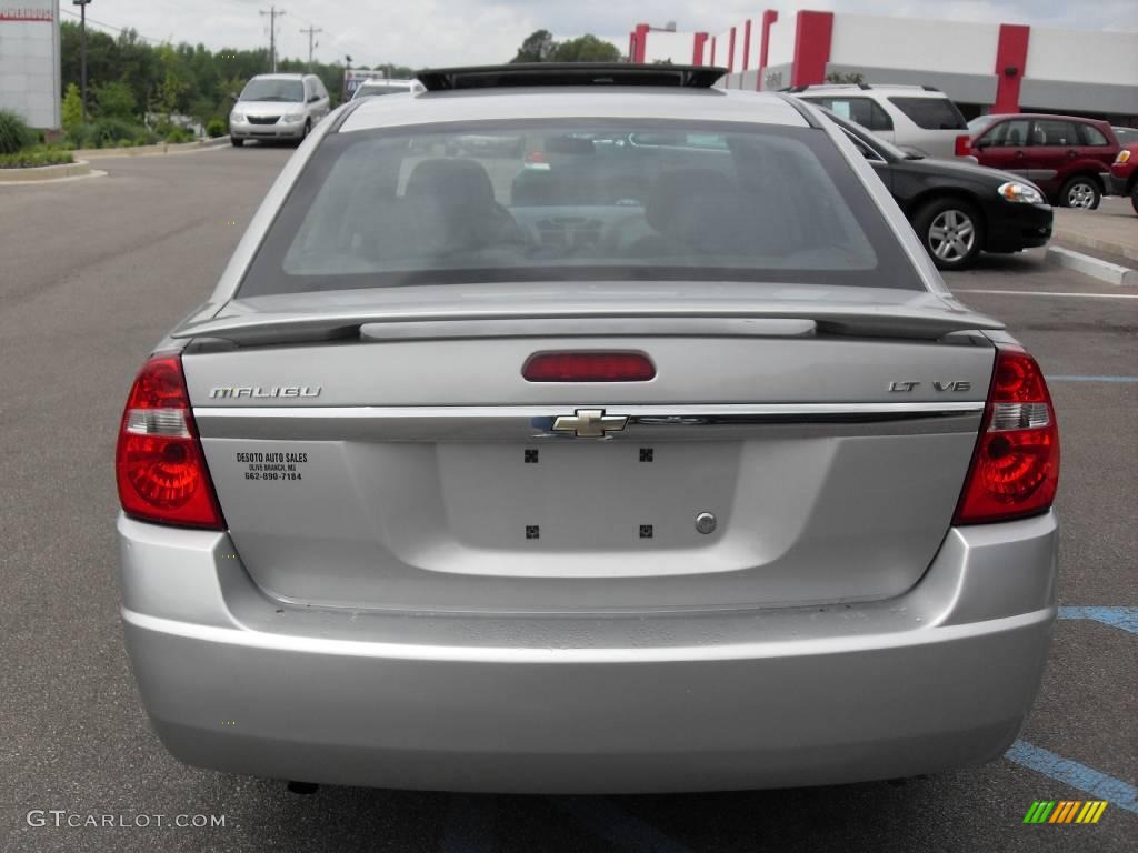 2006 Malibu LT V6 Sedan - Silverstone Metallic / Titanium Gray photo #7