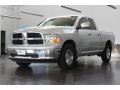 2012 Bright Silver Metallic Dodge Ram 1500 SLT Quad Cab 4x4  photo #3