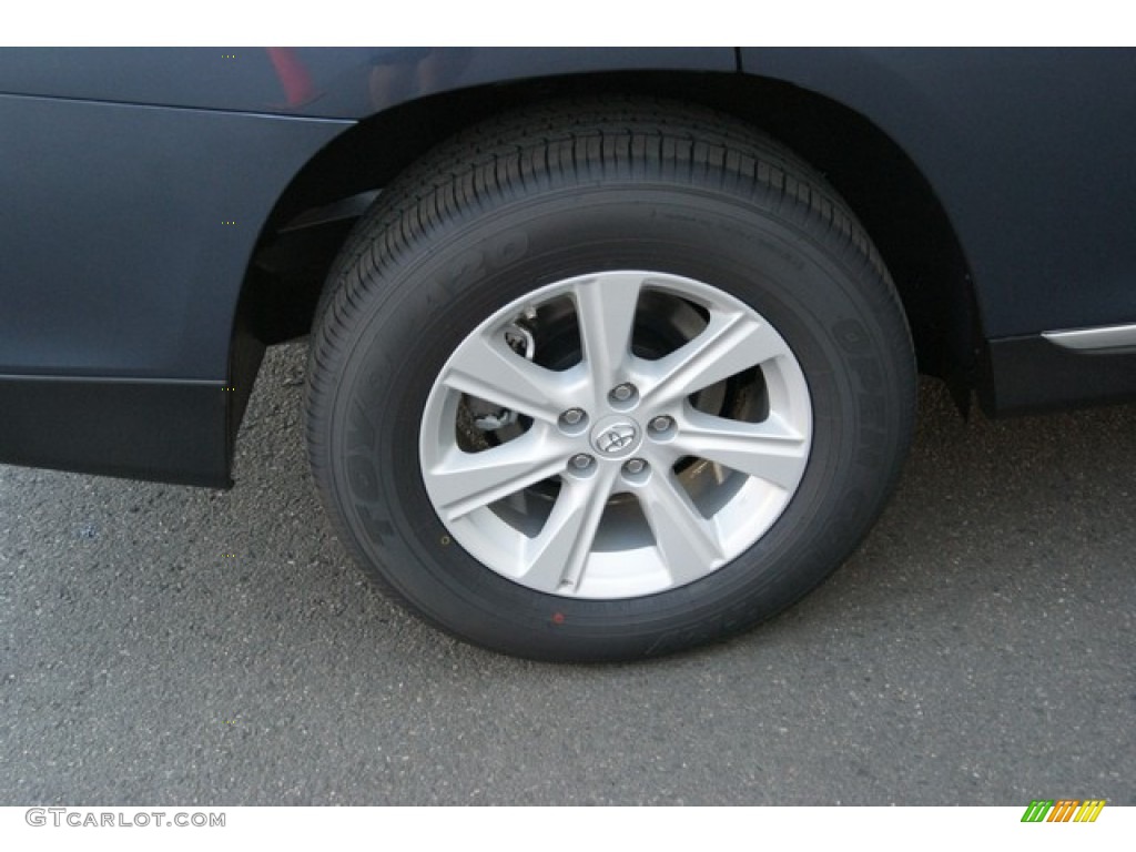 2013 Highlander SE 4WD - Shoreline Blue Pearl / Sand Beige photo #9