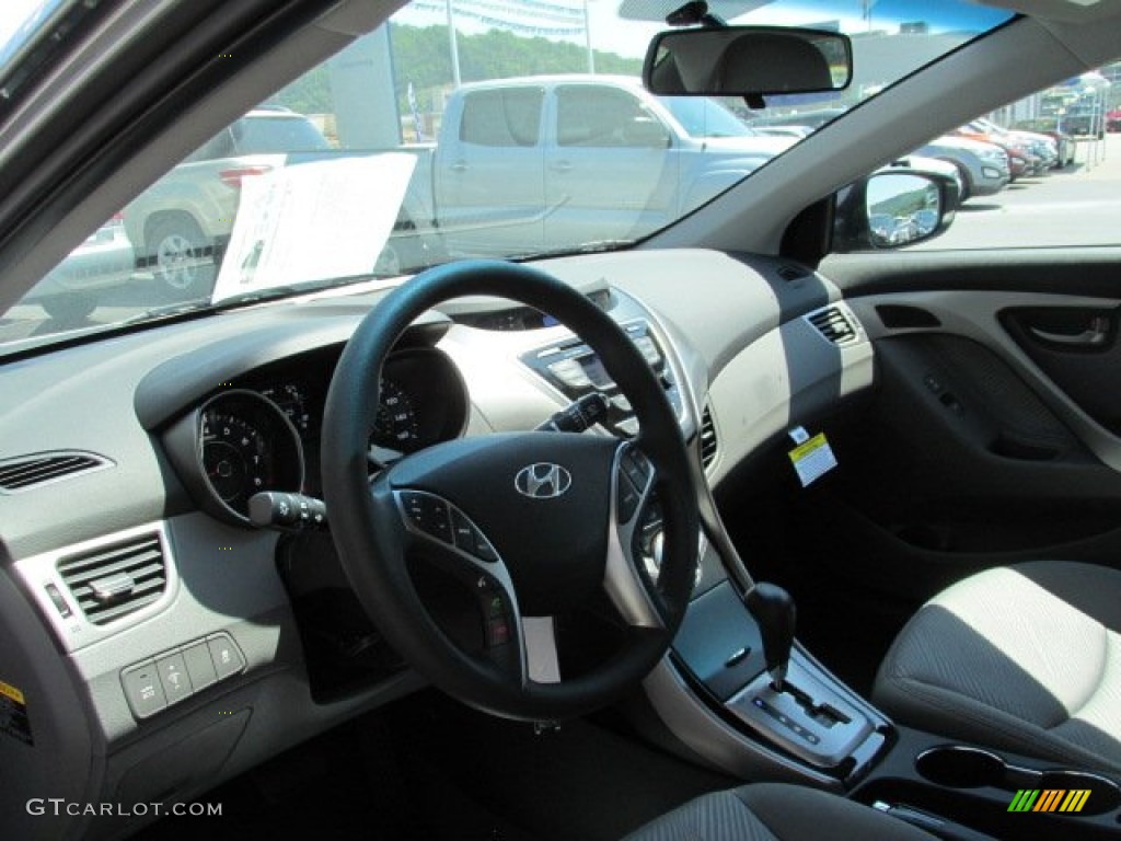 2013 Elantra GLS - Harbor Gray Metallic / Gray photo #5