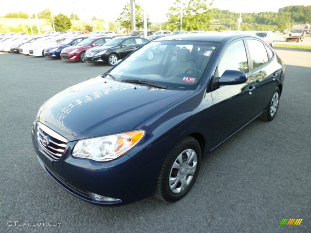 2010 Elantra GLS - Regatta Blue / Gray photo #3