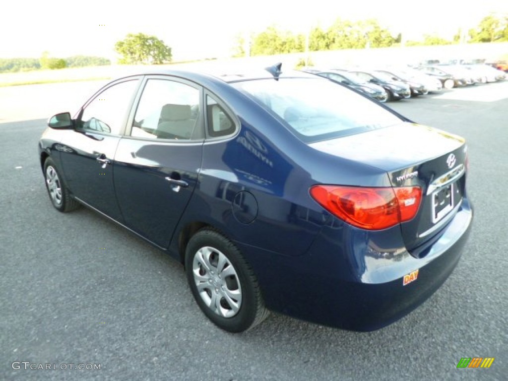 2010 Elantra GLS - Regatta Blue / Gray photo #5