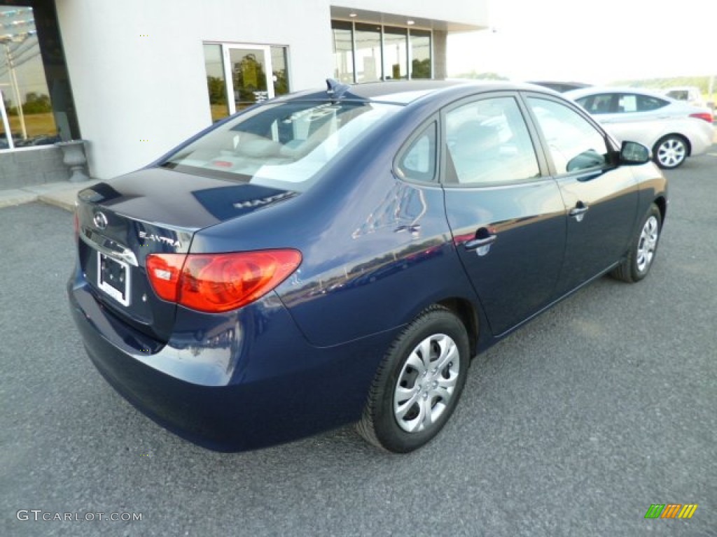 2010 Elantra GLS - Regatta Blue / Gray photo #7