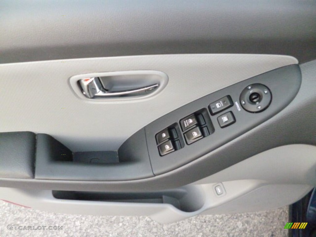 2010 Elantra GLS - Regatta Blue / Gray photo #17