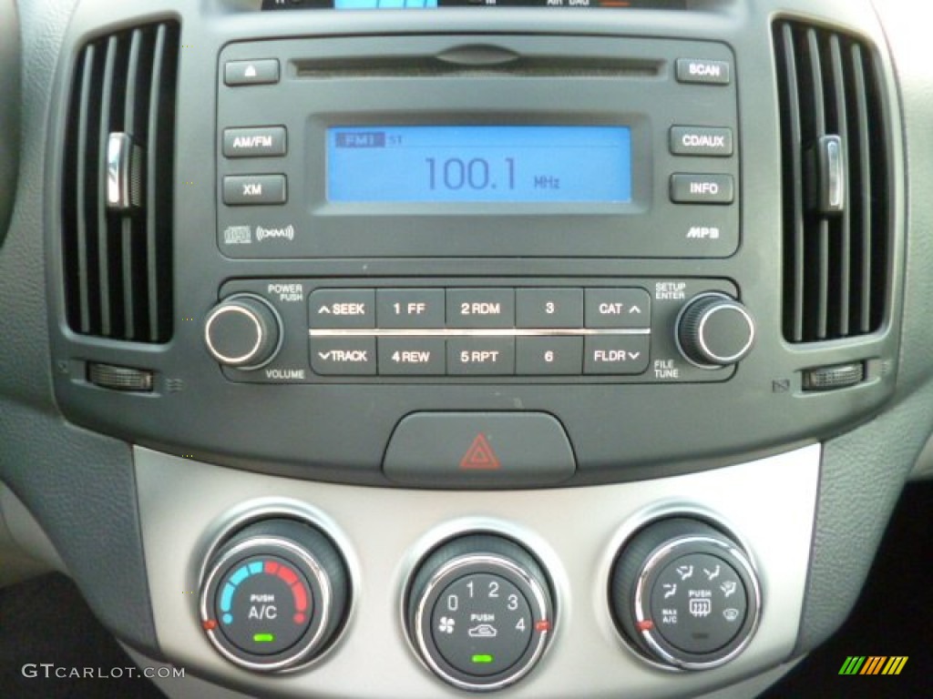 2010 Elantra GLS - Regatta Blue / Gray photo #19