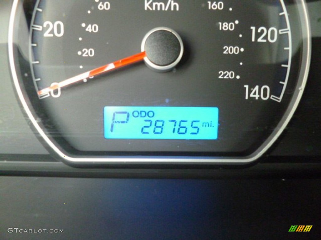 2010 Elantra GLS - Regatta Blue / Gray photo #20