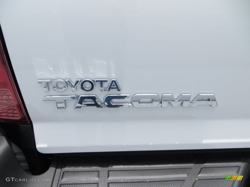 2013 Tacoma V6 Prerunner Double Cab - Super White / Graphite photo #12