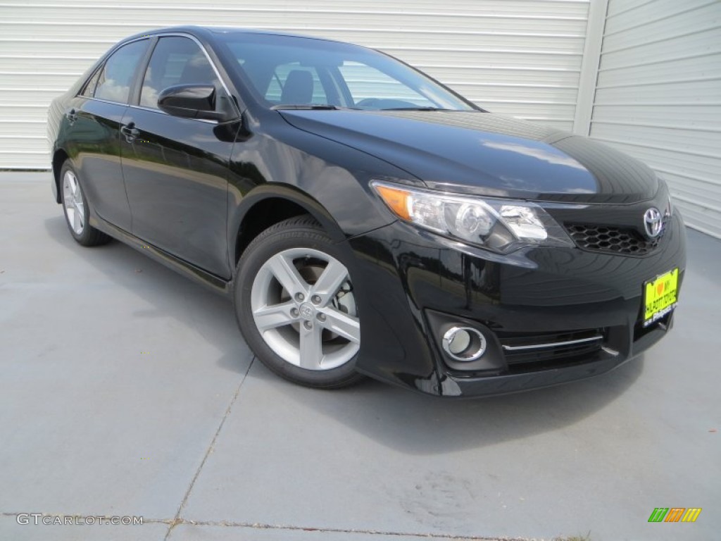 2013 Camry SE - Attitude Black Metallic / Black/Ash photo #1