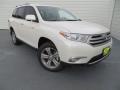 2013 Blizzard White Pearl Toyota Highlander Limited  photo #1