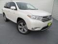 2013 Blizzard White Pearl Toyota Highlander Limited  photo #2