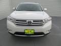 2013 Blizzard White Pearl Toyota Highlander Limited  photo #8