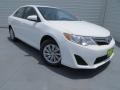 2013 Super White Toyota Camry LE  photo #1