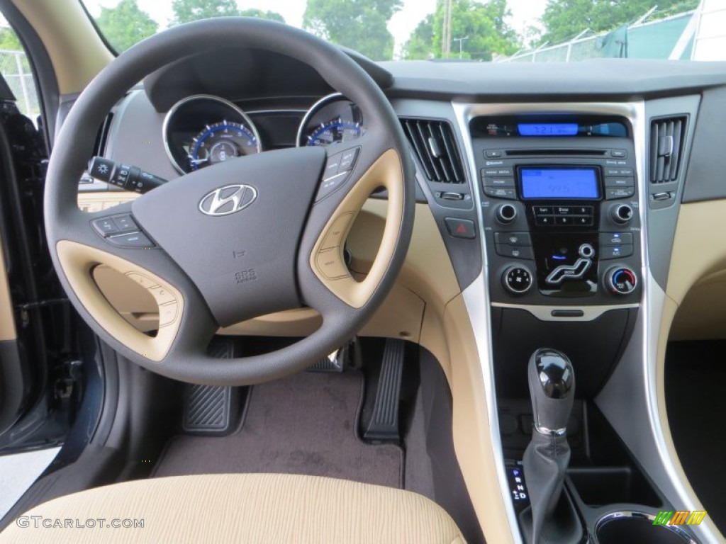 2013 Sonata GLS - Pacific Blue Pearl / Camel photo #23