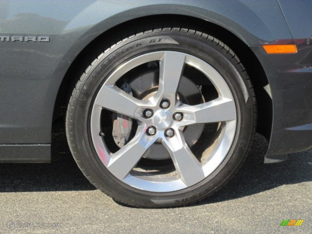 2010 Camaro SS Coupe - Cyber Gray Metallic / Black photo #3