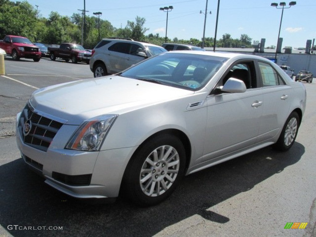 2010 CTS 4 3.0 AWD Sedan - Radiant Silver Metallic / Ebony photo #6