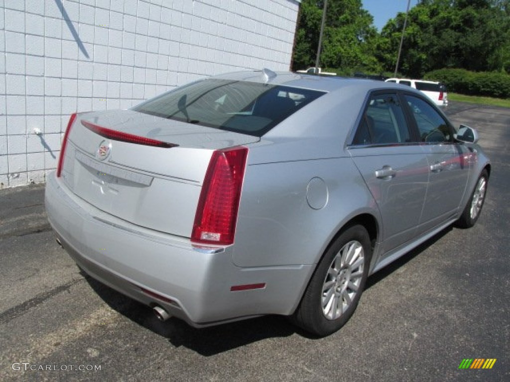 2010 CTS 4 3.0 AWD Sedan - Radiant Silver Metallic / Ebony photo #9