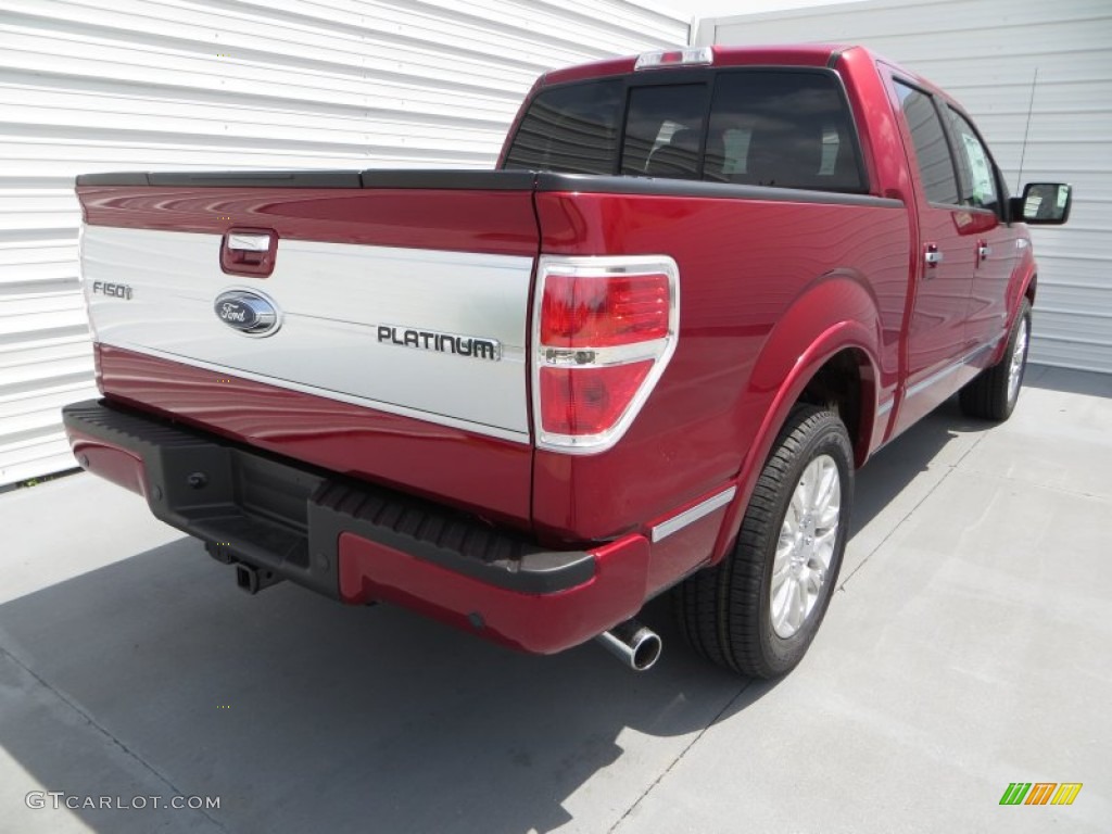 Ruby Red Metallic 2013 Ford F150 XLT SuperCrew Exterior Photo #82612514