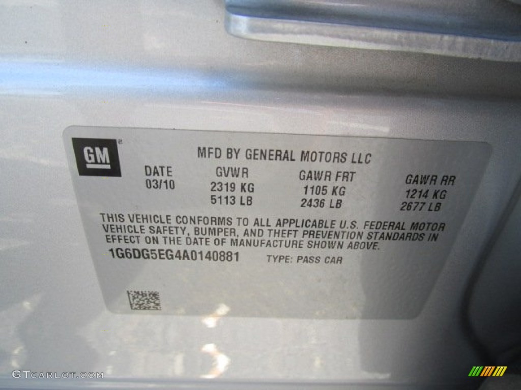 2010 CTS 4 3.0 AWD Sedan - Radiant Silver Metallic / Ebony photo #24