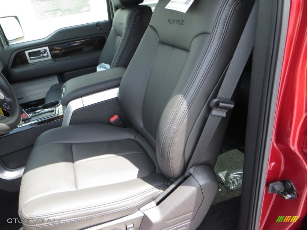 2013 Ford F150 XLT SuperCrew Front Seat Photo #82612639