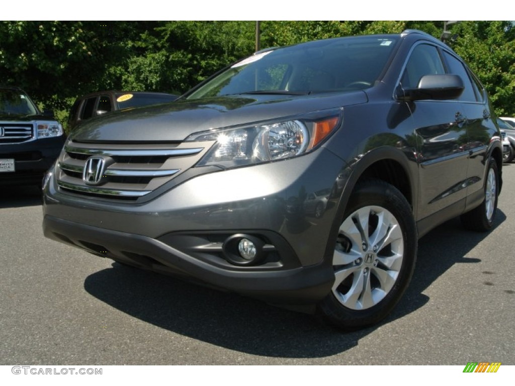 2012 CR-V EX-L - Polished Metal Metallic / Gray photo #1