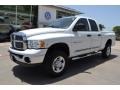 Bright White 2004 Dodge Ram 2500 Laramie Quad Cab 4x4