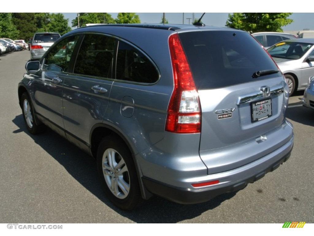 2011 CR-V EX-L - Glacier Blue Metallic / Gray photo #4