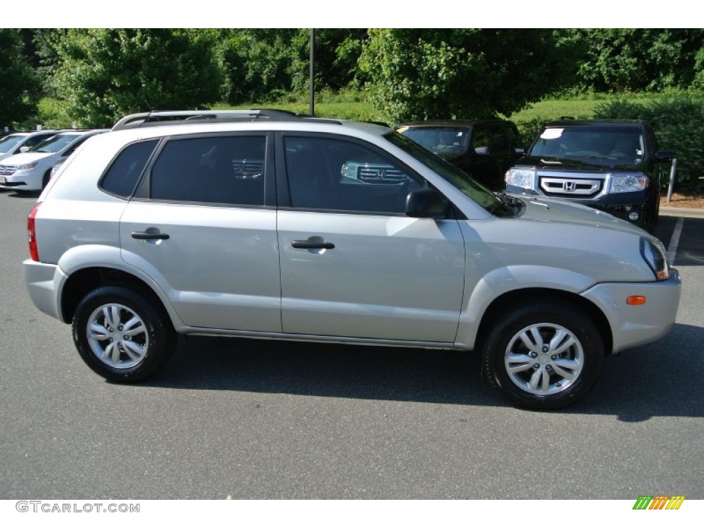 2009 Tucson GLS - Platinum / Gray photo #6