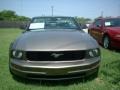 2005 Mineral Grey Metallic Ford Mustang V6 Premium Convertible  photo #2