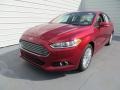 2013 Ruby Red Metallic Ford Fusion Hybrid SE  photo #7