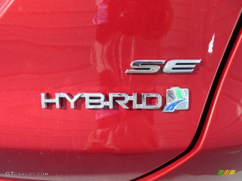 2013 Fusion Hybrid SE - Ruby Red Metallic / Dune photo #15