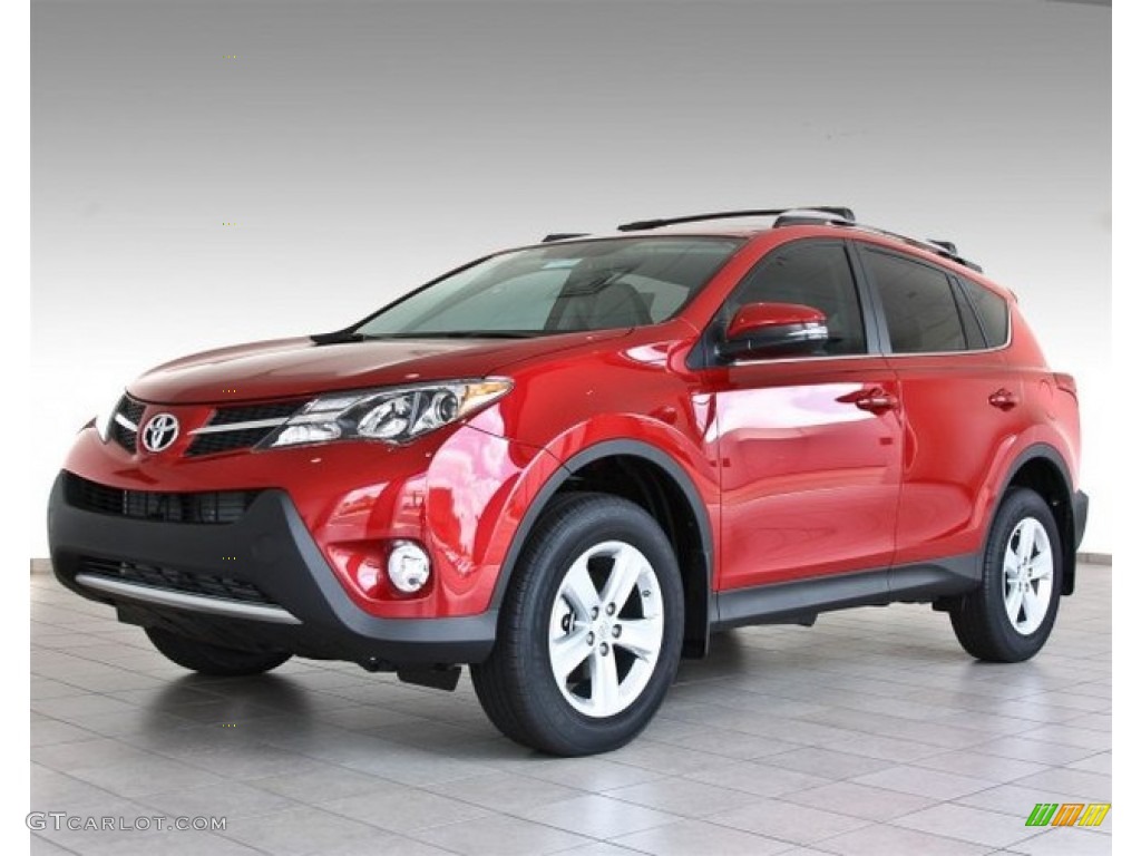 Barcelona Red Metallic Toyota RAV4