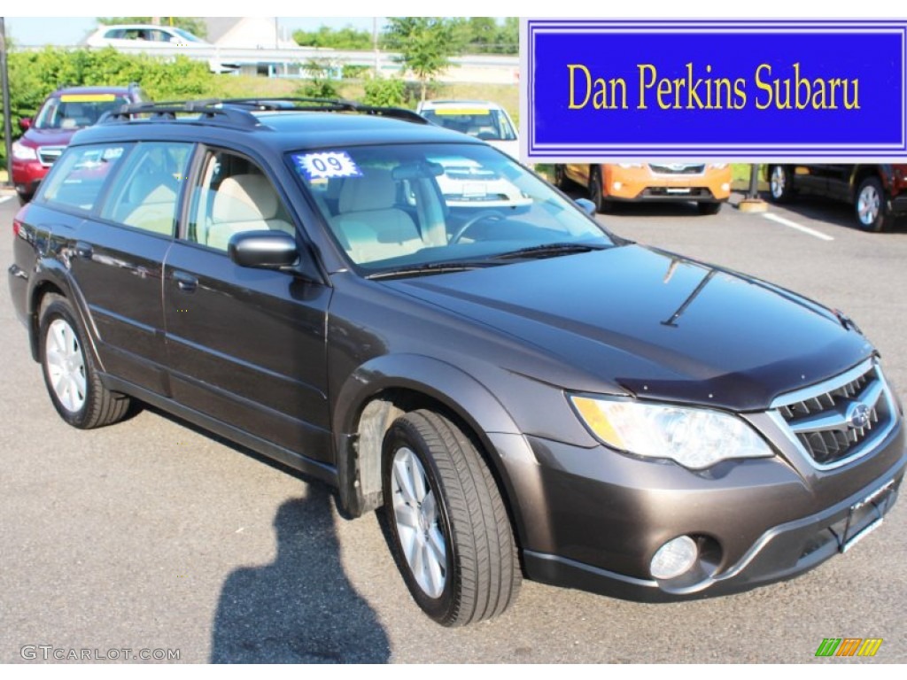 2009 Outback 2.5i Special Edition Wagon - Deep Bronze Metallic / Warm Ivory photo #1