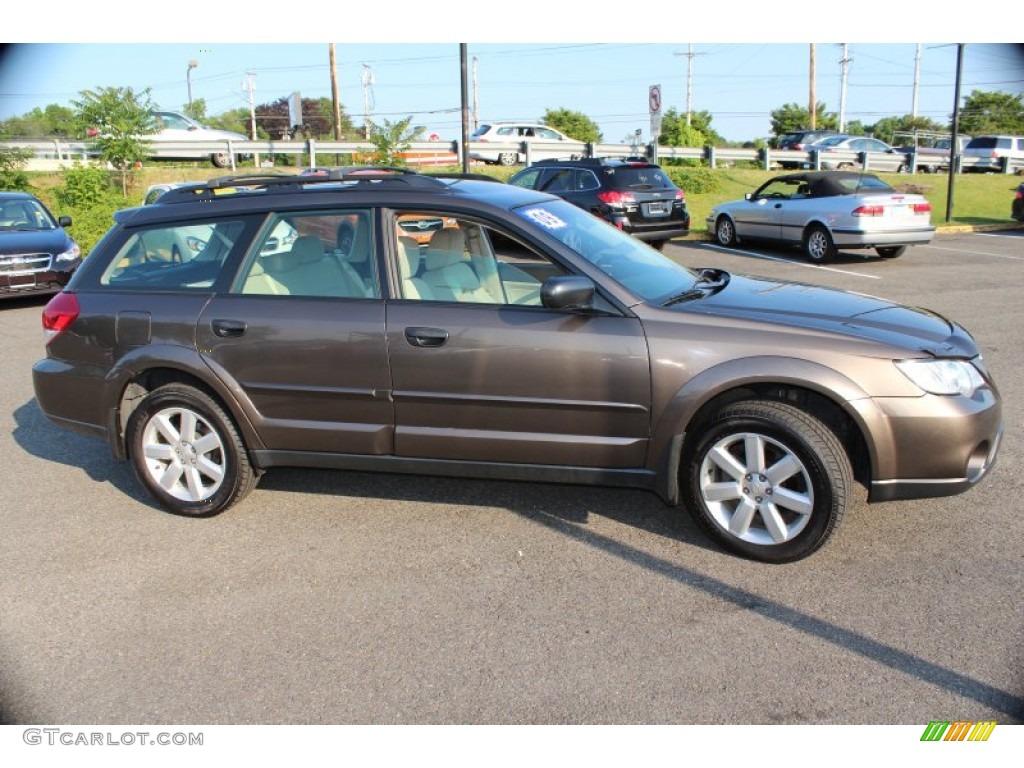 2009 Outback 2.5i Special Edition Wagon - Deep Bronze Metallic / Warm Ivory photo #4