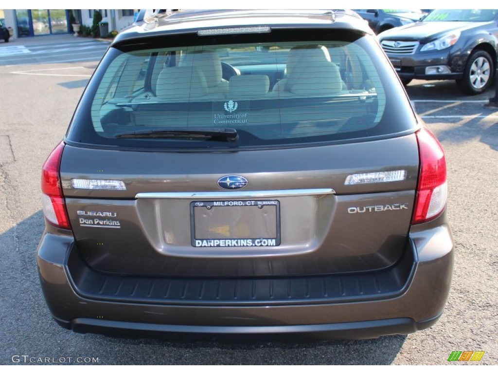 2009 Outback 2.5i Special Edition Wagon - Deep Bronze Metallic / Warm Ivory photo #7