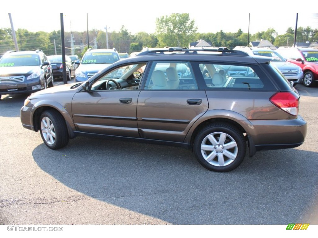 2009 Outback 2.5i Special Edition Wagon - Deep Bronze Metallic / Warm Ivory photo #11