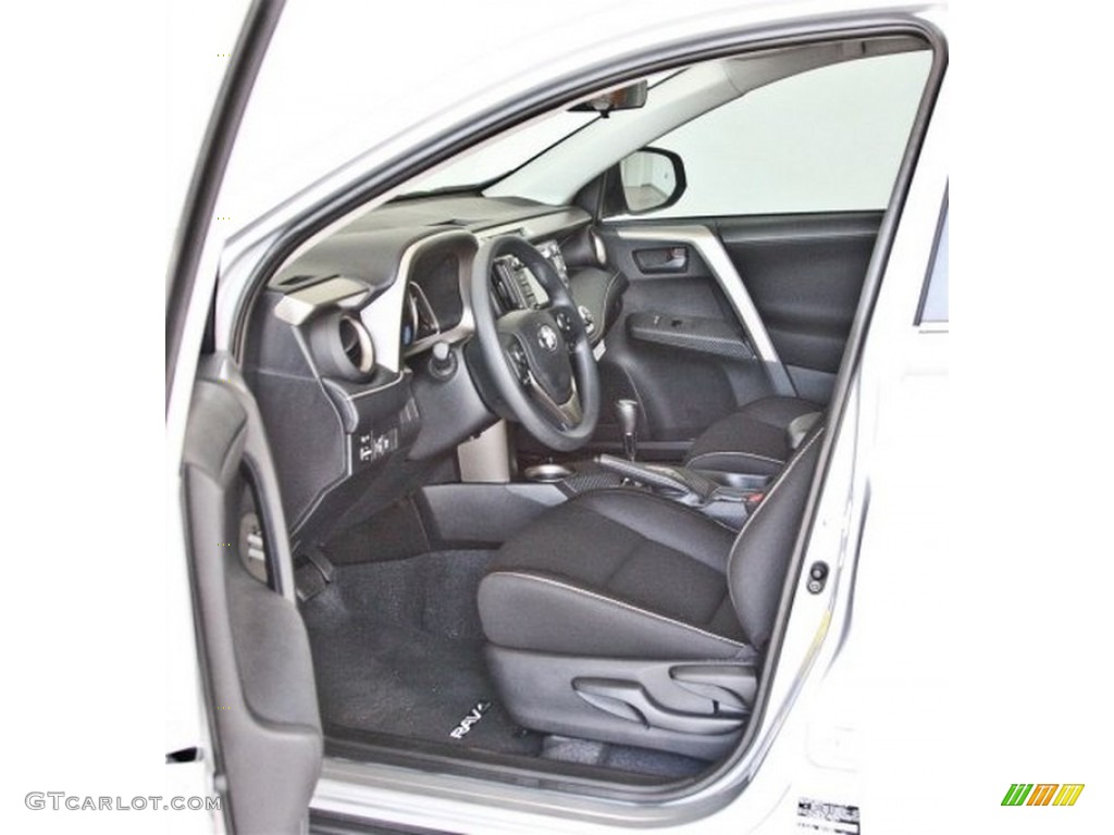 Black Interior 2013 Toyota RAV4 XLE Photo #82621340