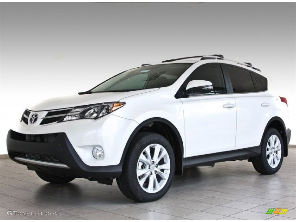 Super White 2013 Toyota RAV4 Limited Exterior Photo #82621469