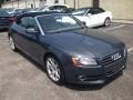2011 Meteor Grey Pearl Effect Audi A5 2.0T Convertible  photo #13