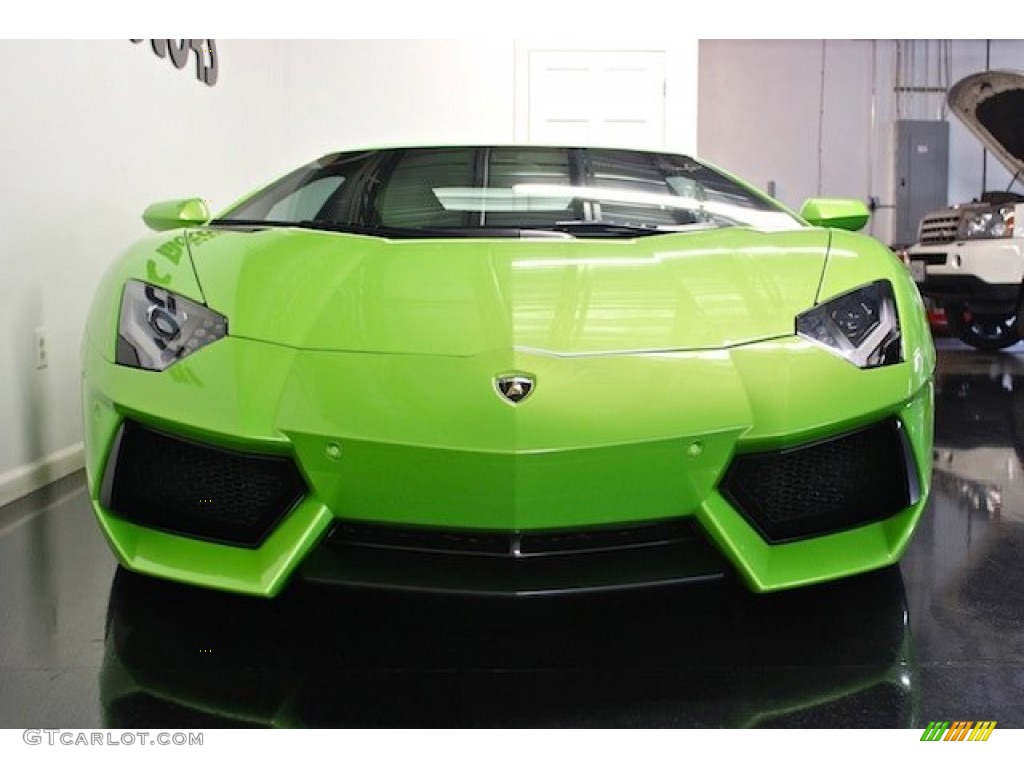 Verde Ithaca (Bright Green) 2012 Lamborghini Aventador LP 700-4 Exterior Photo #82622897