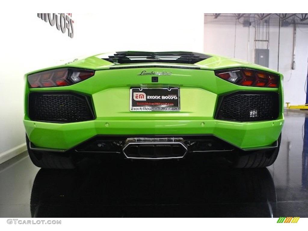 2012 Aventador LP 700-4 - Verde Ithaca (Bright Green) / Nero Ade photo #12