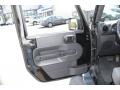 2009 Jeep Wrangler Dark Slate Gray/Medium Slate Gray Interior Door Panel Photo